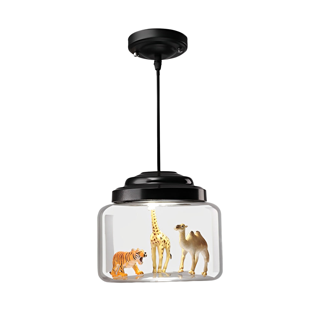 FENWICK MENAGERIE ILLUMINATION JAR PENDANT