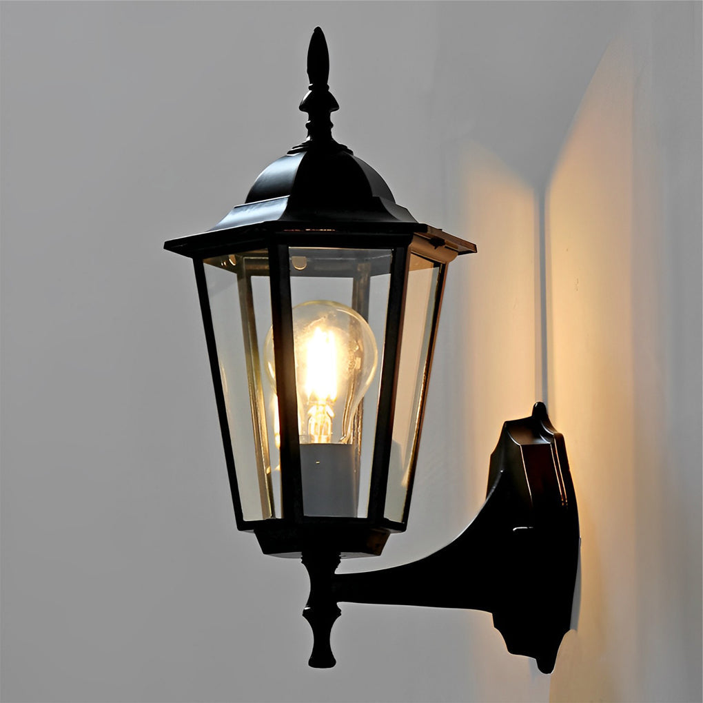 WINDSOR HEXAGONAL OUTDOOR WALL LANTERN