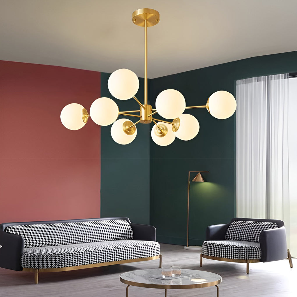 WINTERBOURNE SIX-BULB DIMMING LED CHANDELIER FOR KITCHEN ISLAND