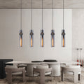 WINTHORPE CYLINDRICAL GLASS PENDANT CHANDELIER