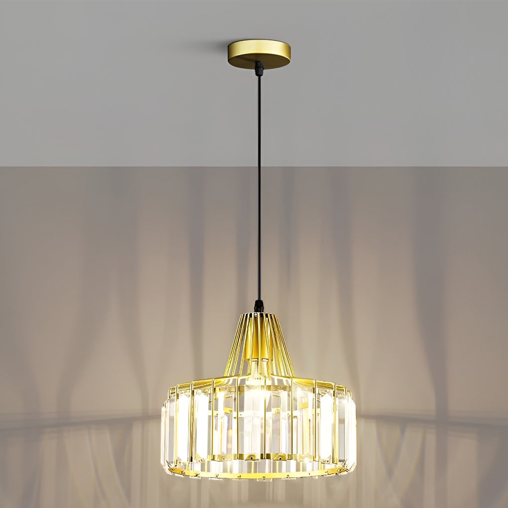 RIVINGTON DRUM CRYSTAL HANGING LUMINAIRE