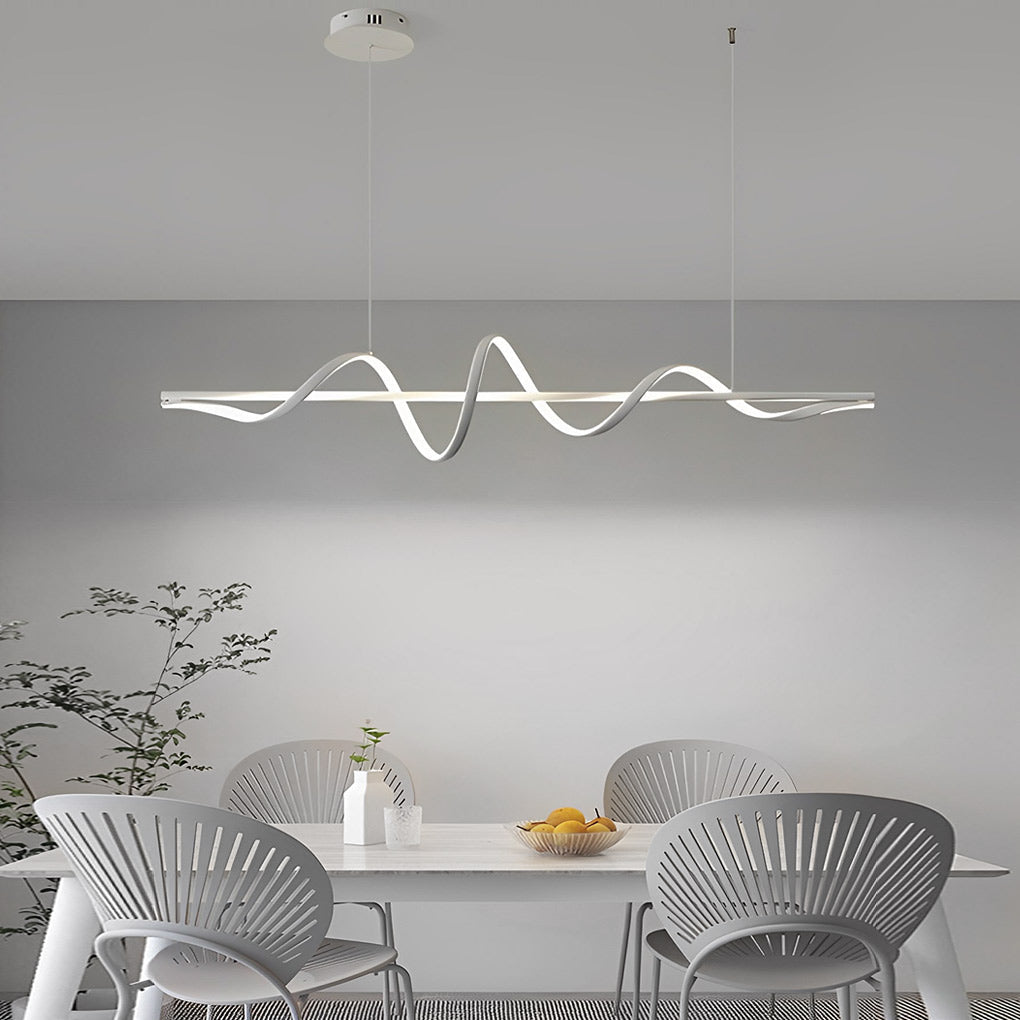FENWICK WAVED LUMINAIRE WITH MULTI-LEVEL DIMMING