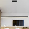 WHITBY METAL STRIP PENDANT LIGHTING - NEUTRAL TONE LED ILLUMINATION