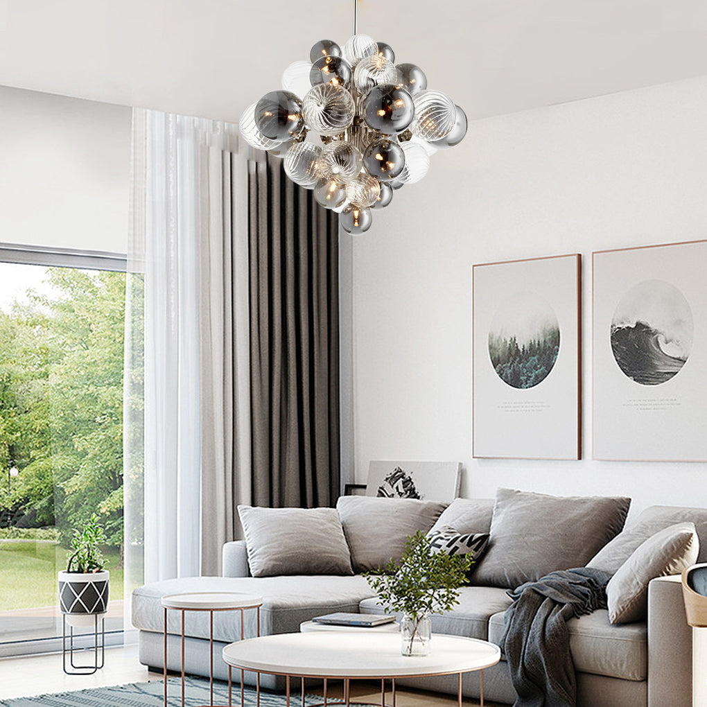 FENWICK ORBITAL GLASS CHANDELIER