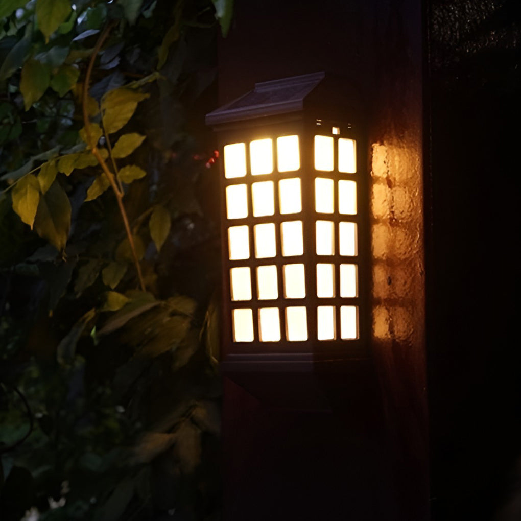 WHITBY SOLAR-PANELLED ILLUMINATED WALL SCONCE