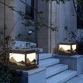 WINTERBOURNE SQUARE SOLAR LANTERN WITH MOUNTAIN VISTAS