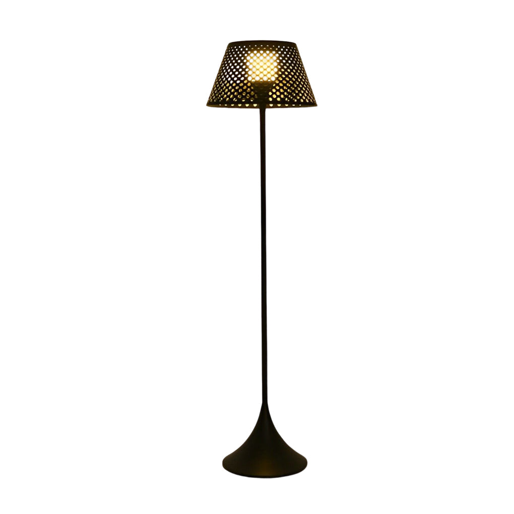 WHITBY WOVEN OUTDOOR LANTERN FLOOR LIGHT