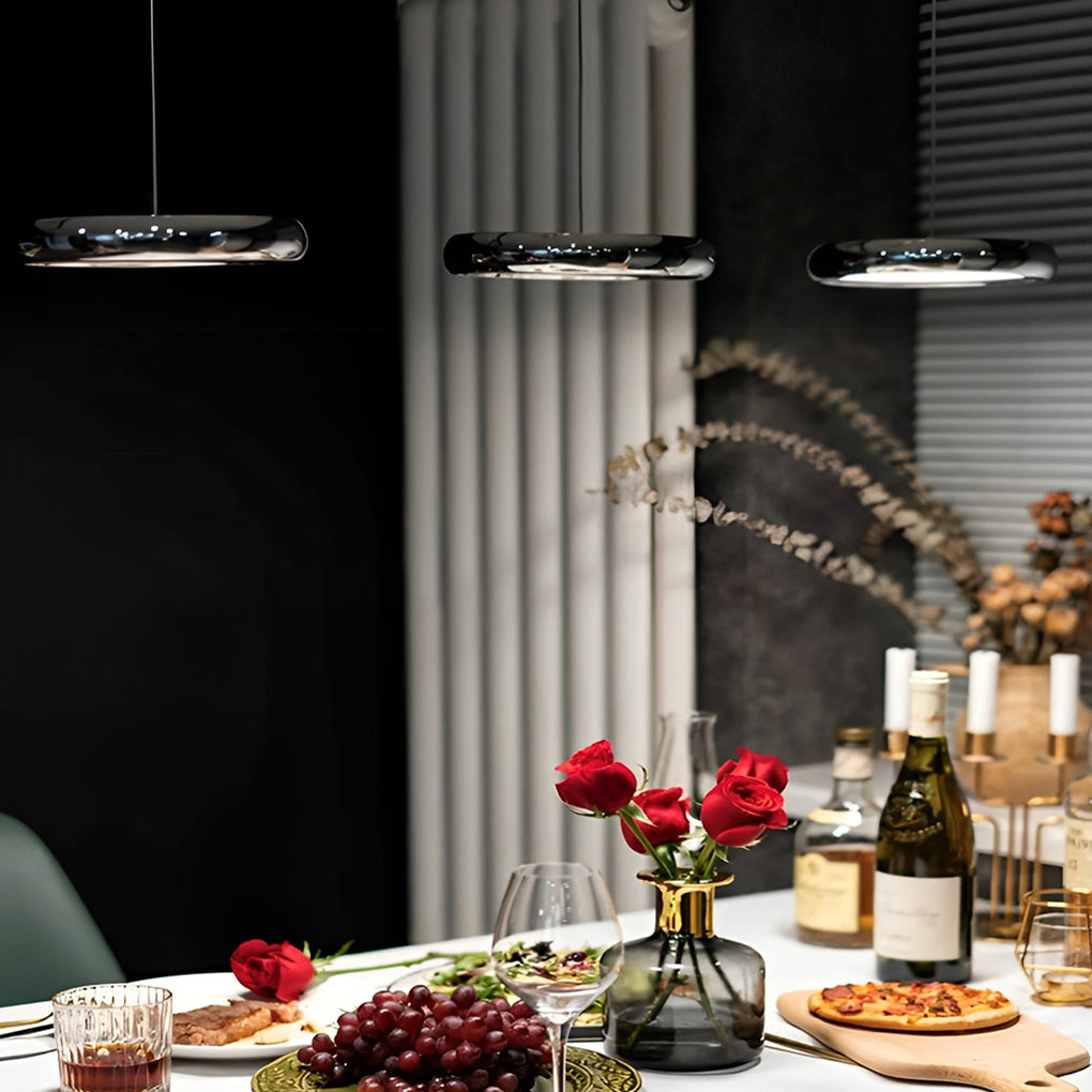 WINTHROP CIRCULAR REFLECTIVE ACRYLIC LED CHANDELIER