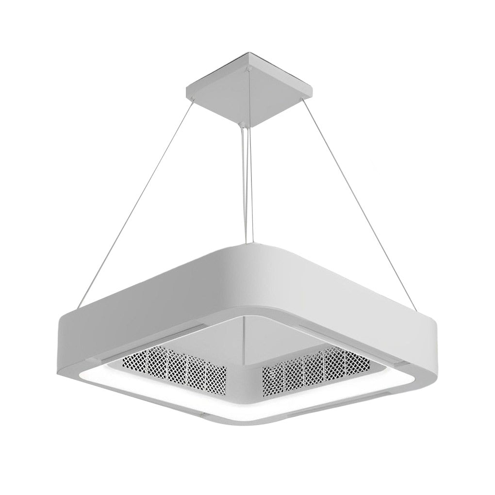 WINTHORPE WHISPERING BREEZE BLADESLESS CEILING FAN WITH INTEGRATED LED ILLUMINATION