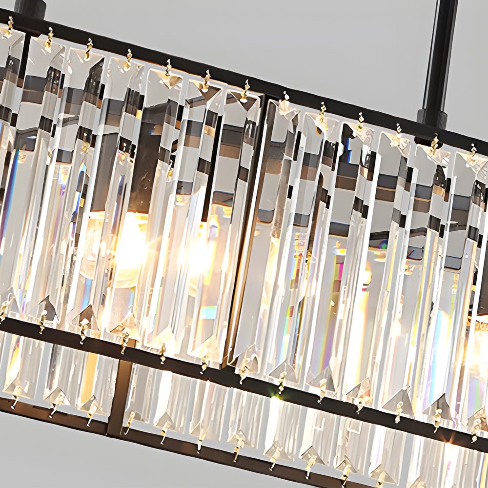 WINDSOR CRYSTAL RECTANGULAR ISLAND LIGHTING