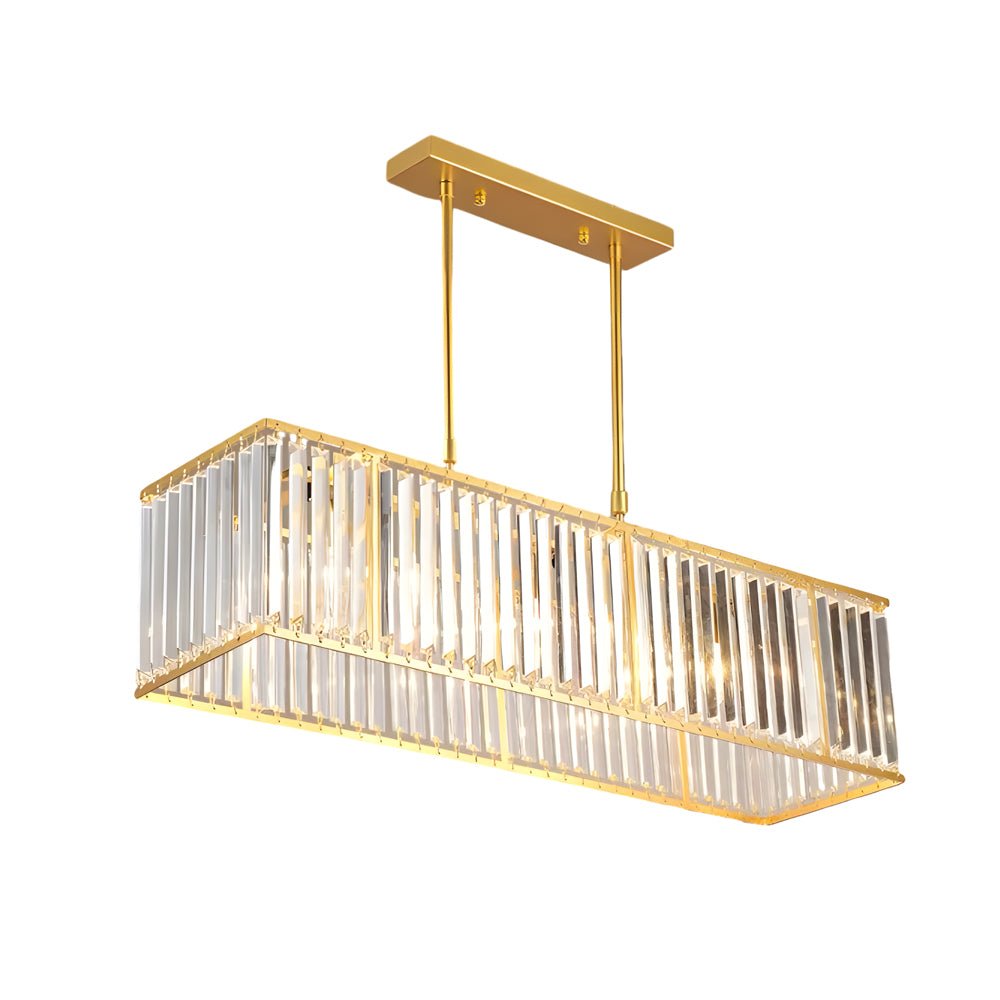 WINDSOR CRYSTAL RECTANGULAR ISLAND LIGHTING