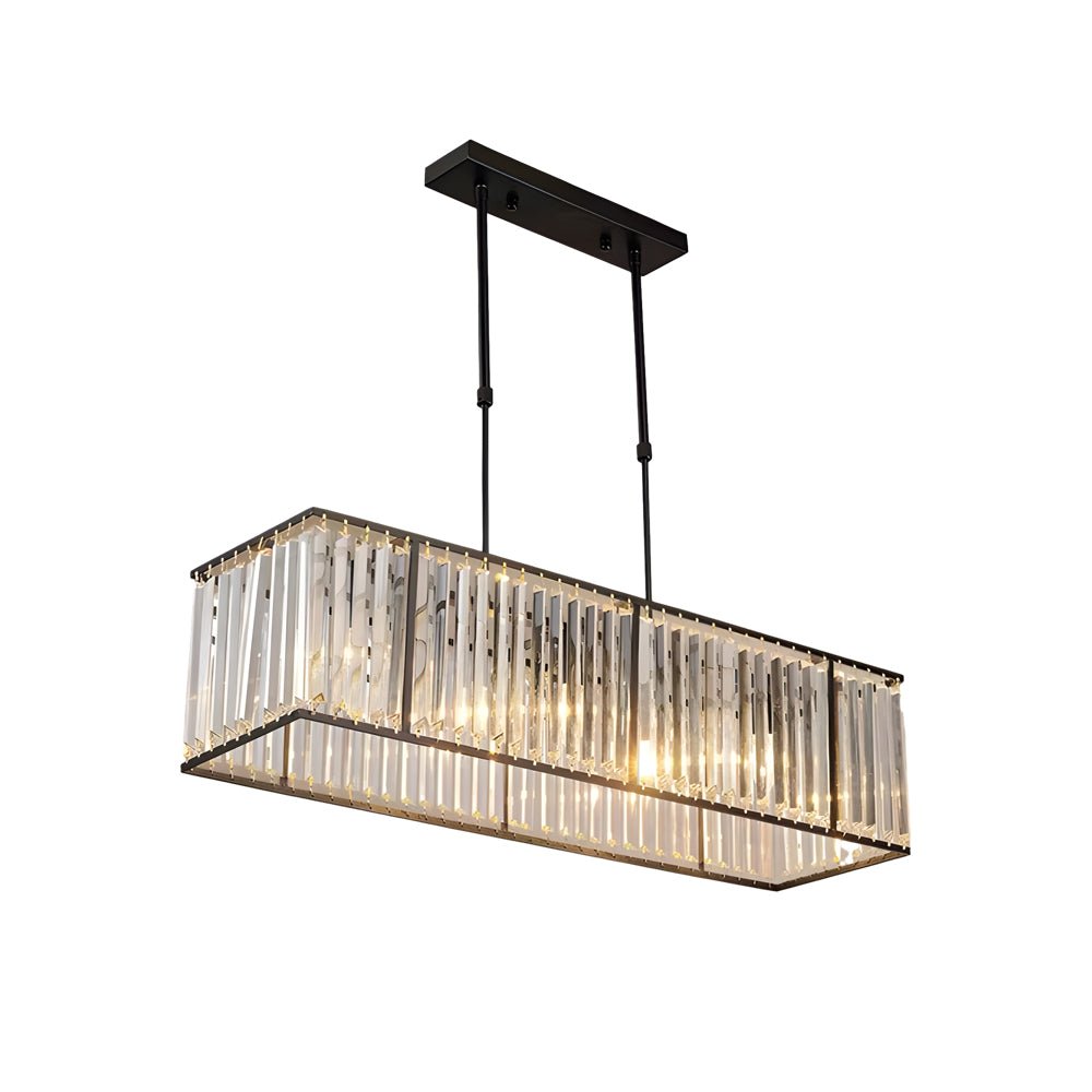 WINDSOR CRYSTAL RECTANGULAR ISLAND LIGHTING