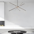 WINTHROP FOUR-BULB DIMMABLE SPUTNIK LINEAR CEILING LIGHT