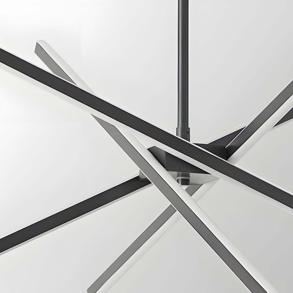 WINTHROP FOUR-BULB DIMMABLE SPUTNIK LINEAR CEILING LIGHT