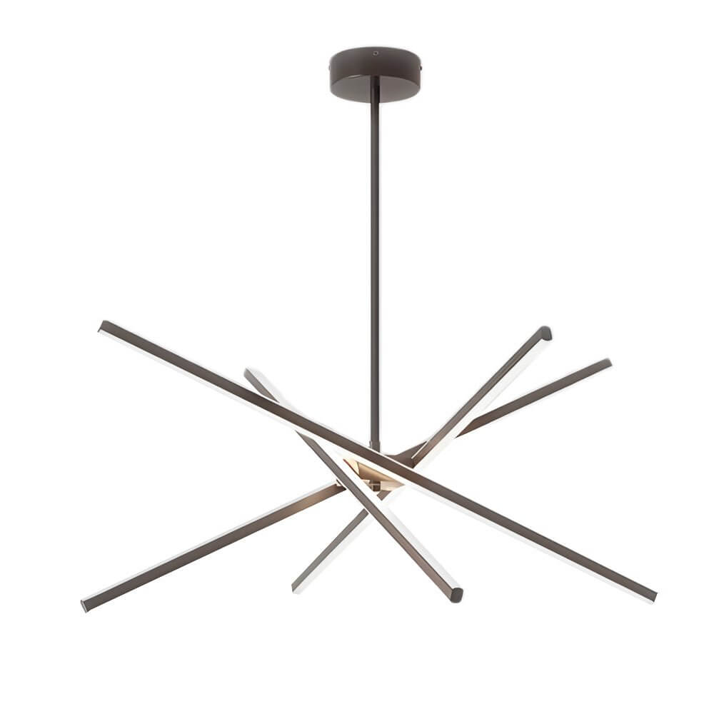 WINTHROP FOUR-BULB DIMMABLE SPUTNIK LINEAR CEILING LIGHT