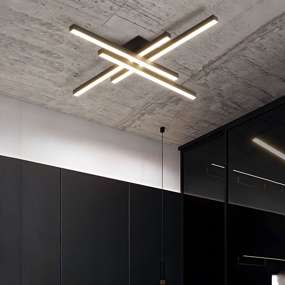 WINTERBOURNE QUARTZ FOUR-BULB LINEAR CEILING ILLUMINATION