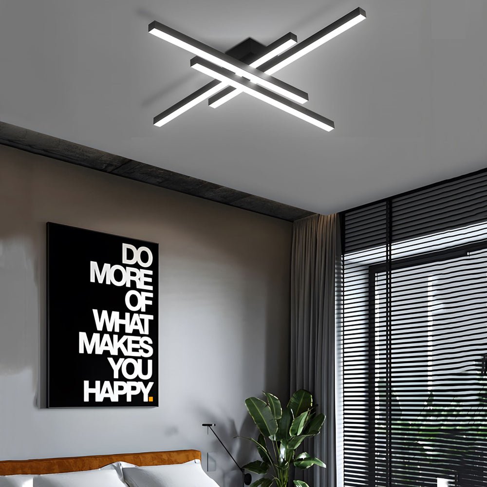 WINTERBOURNE QUARTZ FOUR-BULB LINEAR CEILING ILLUMINATION