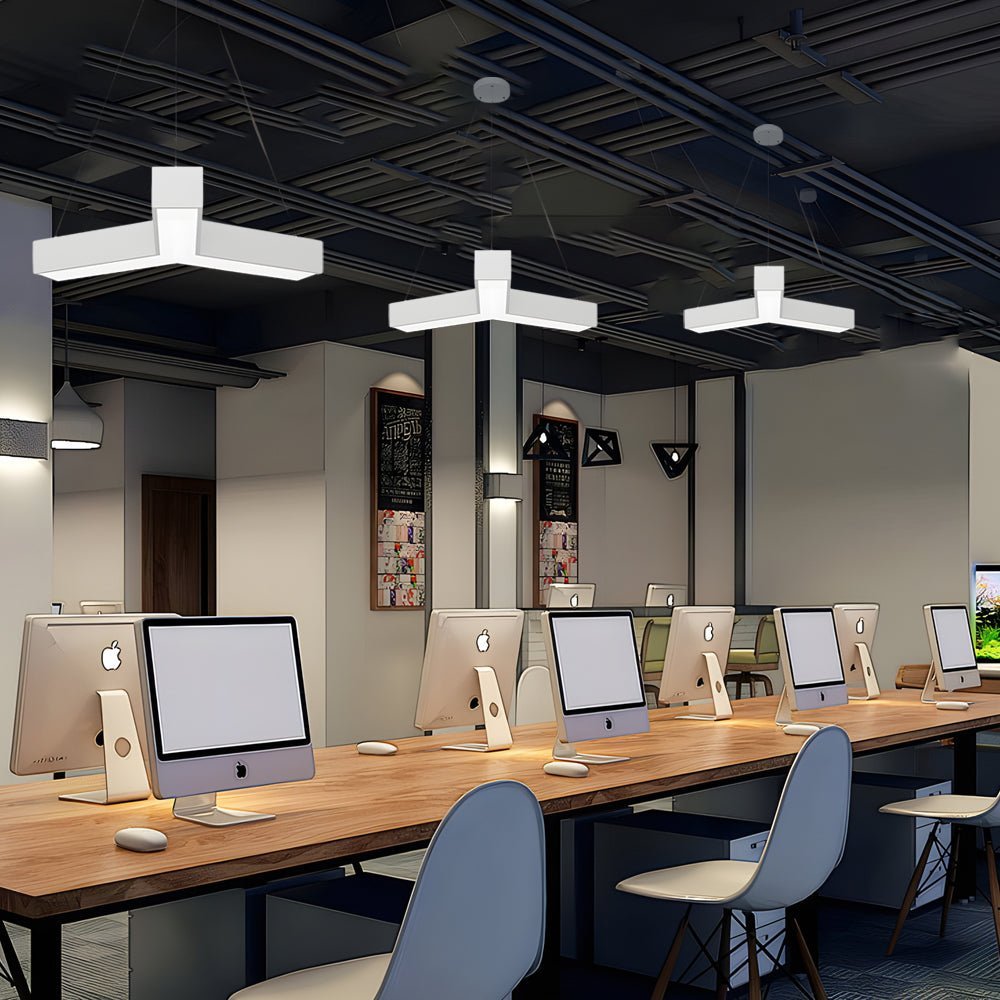 CAVENDISH Y-LINK LED PENDANT LIGHTS SET OF FOUR"  
2. "WENTWORTH MODERN Y-FORM LIGHTING SUSPENSIONS"  
3. "HENLEY CONTEMPORARY Y-SHAPE LED OFFICE LIGHTS"  
4. "SOMERSET LINEAR Y-LIT PENDANTS FOR WORKSPACES