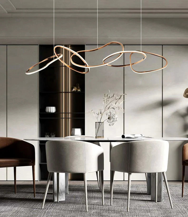 WINDSOR GLEAM IRREGULAR LINK LED CHANDELIER