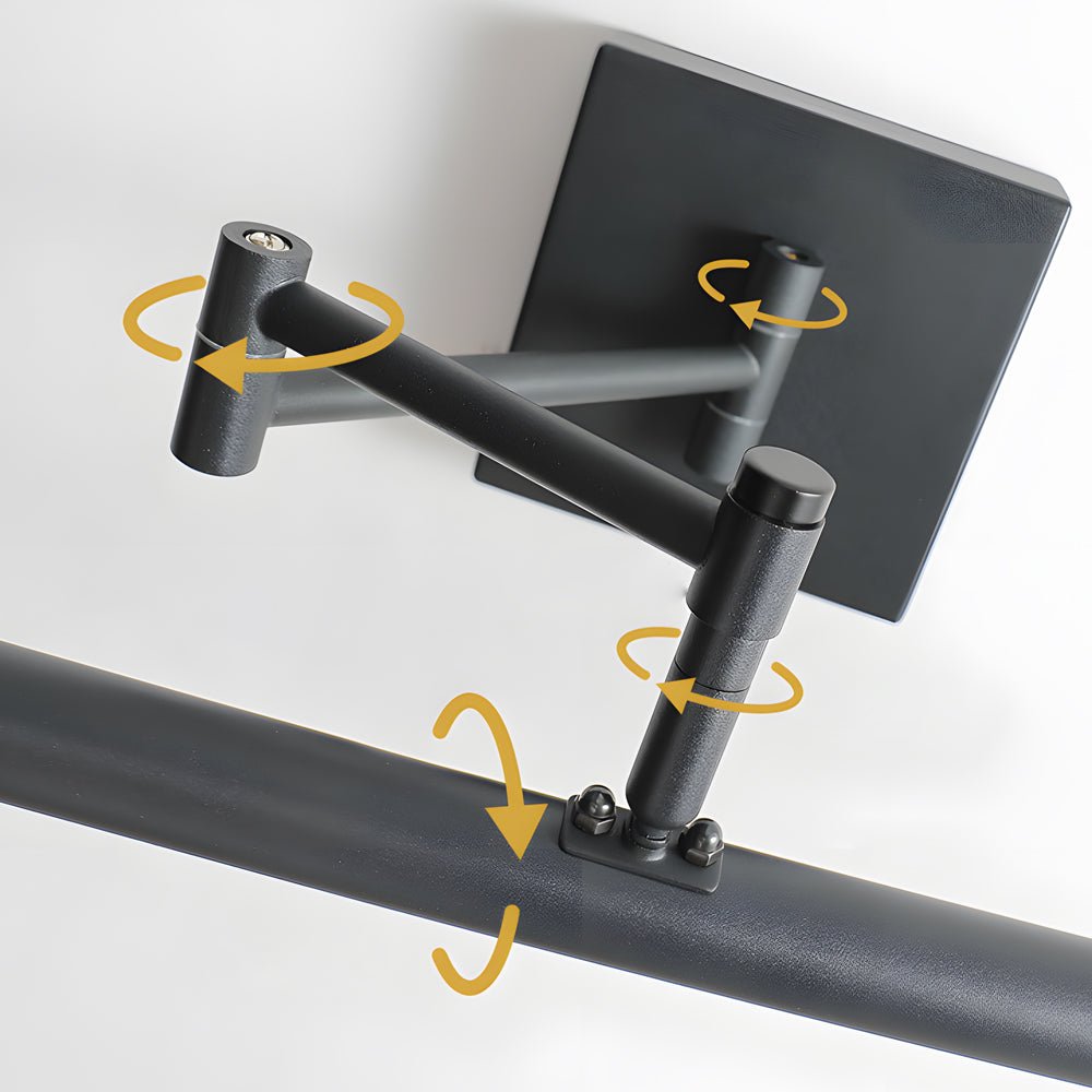 WINTHORPE 40-INCH SWING ARM BATHROOM ILLUMINATOR WITH MATTE TEXTURE