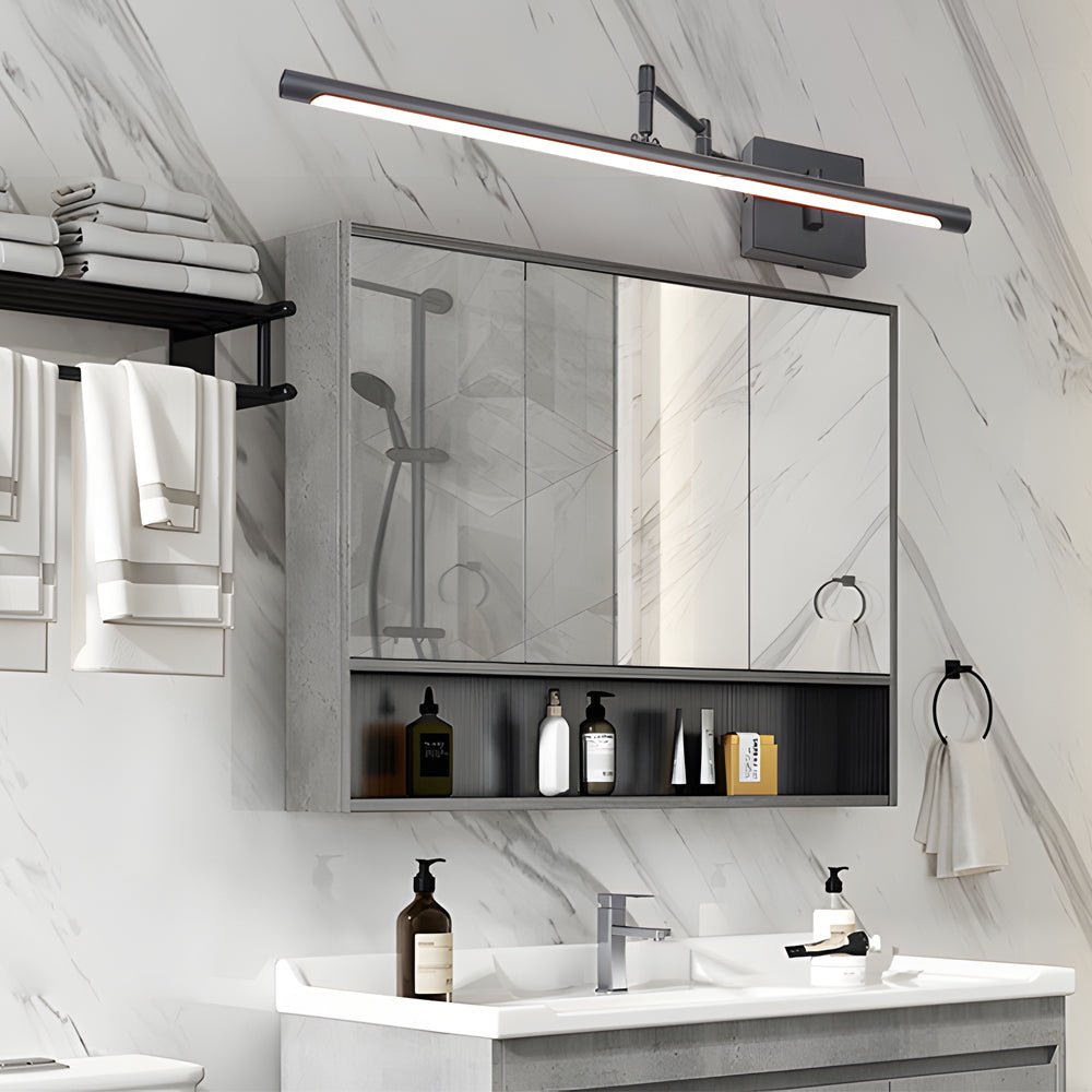 WINTHORPE 40-INCH SWING ARM BATHROOM ILLUMINATOR WITH MATTE TEXTURE