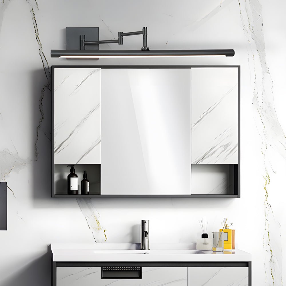 WINTHORPE 40-INCH SWING ARM BATHROOM ILLUMINATOR WITH MATTE TEXTURE
