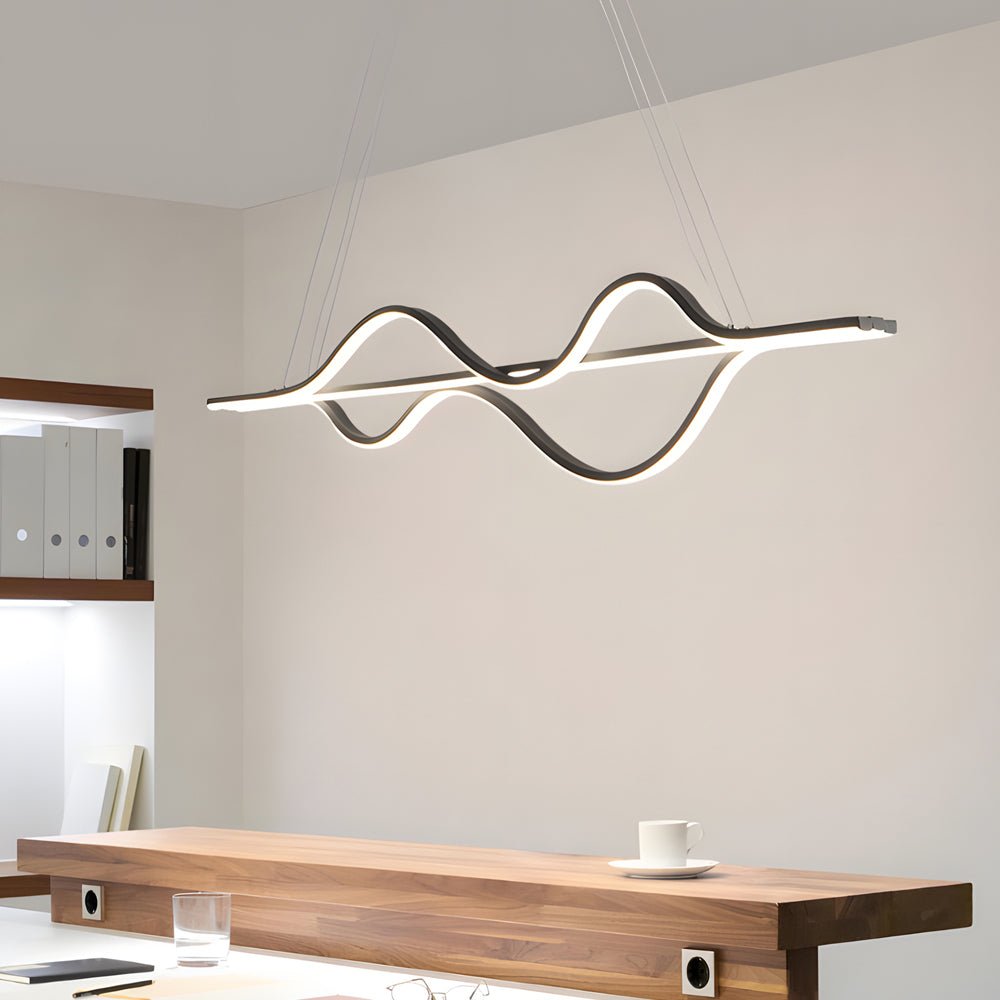 RAVENWOOD 40-INCH CURVILINEAR LED PENDANT LIGHT