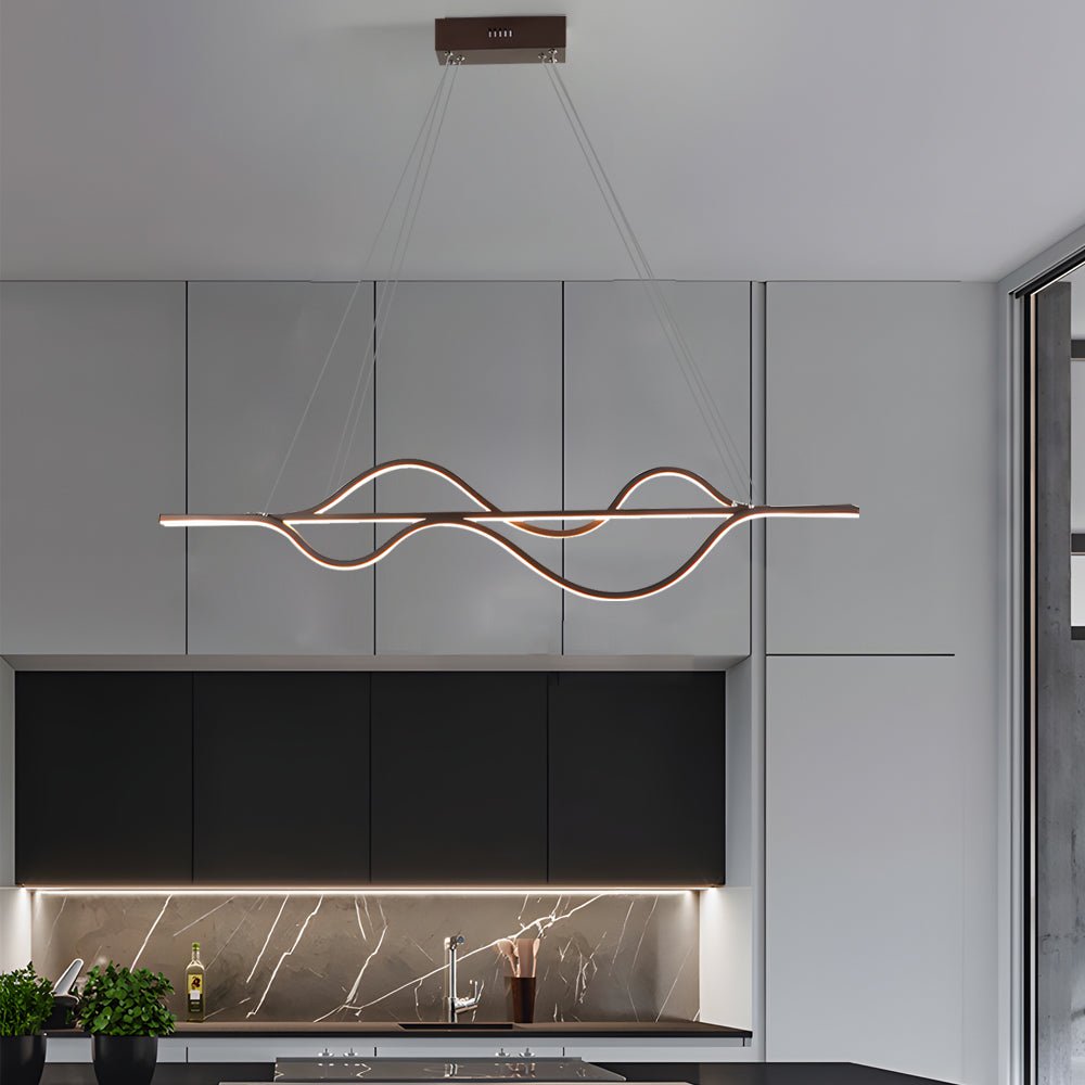 RAVENWOOD 40-INCH CURVILINEAR LED PENDANT LIGHT