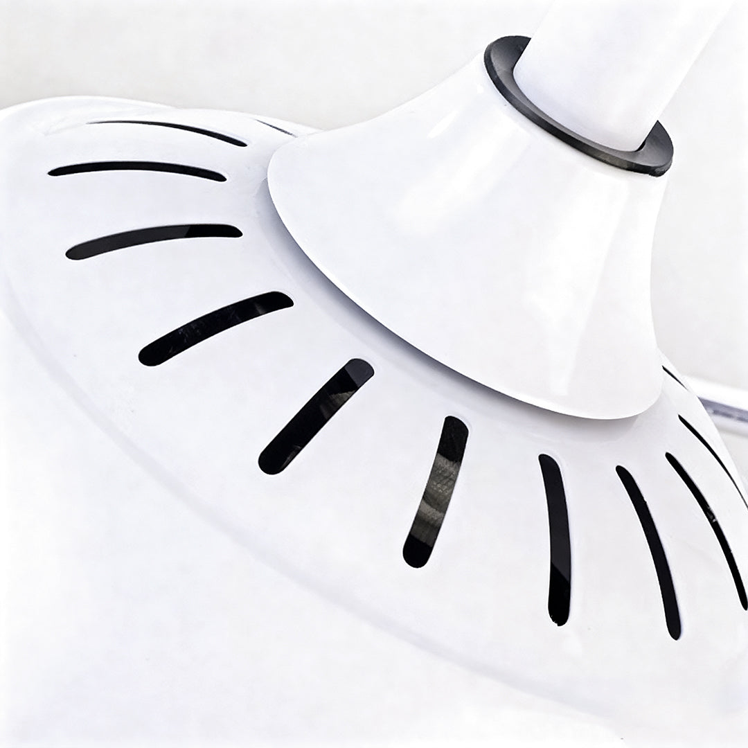 RAVENHURST 42-INCH CEILING FAN WITH ILLUMINATED ACRYLIC SHADE AND WHITE ABS BLADES