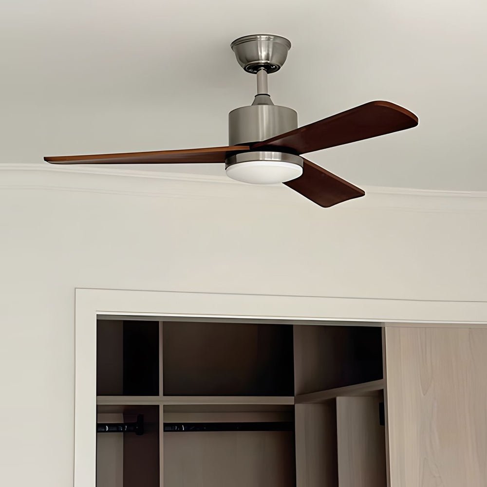 WINTHORPE WOODEN TRIO BLADE CEILING FAN WITH REMOTE CONTROL