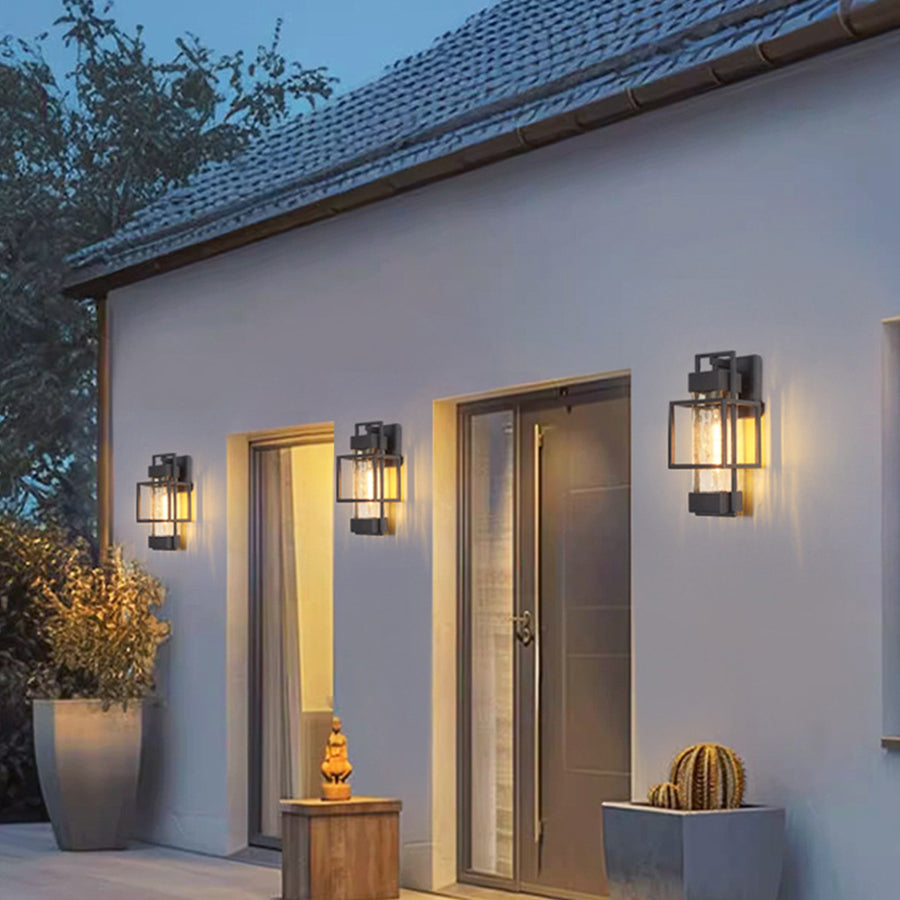 RAVENHALL WEATHERED IRON OUTDOOR WALL LIGHT