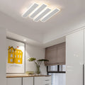 WINTERBOURNE 4-ARM DIMMABLE LED CEILING FIXTURE IN WHITE METAL