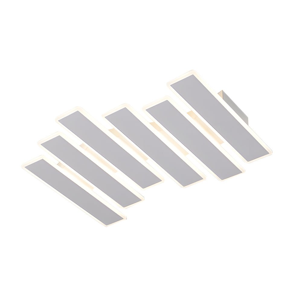 WINTERBOURNE 4-ARM DIMMABLE LED CEILING FIXTURE IN WHITE METAL