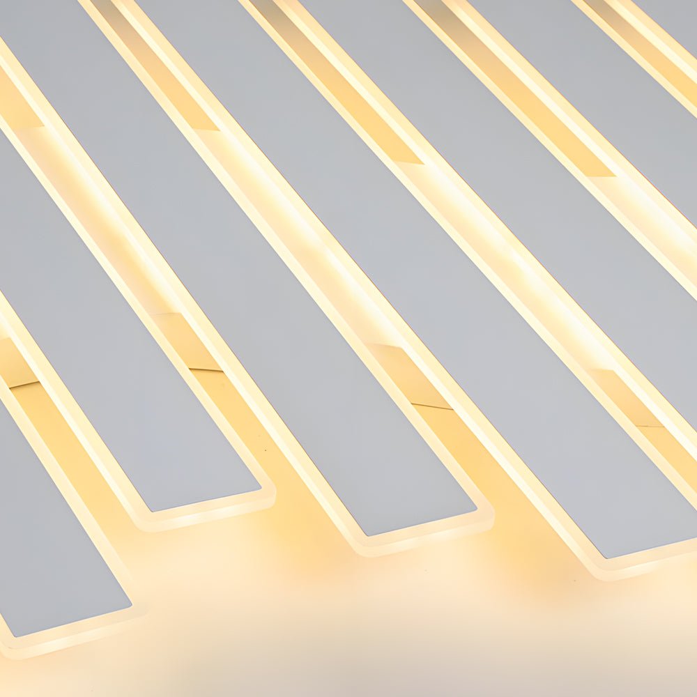 WINTERBOURNE 4-ARM DIMMABLE LED CEILING FIXTURE IN WHITE METAL