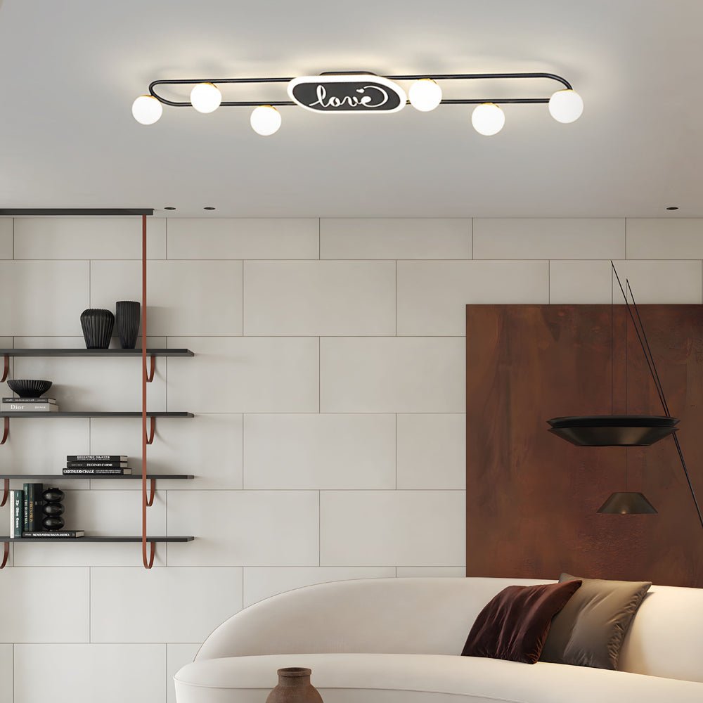 CARTWRIGHT TRIO SPHERE DIMMING CEILING LANTERN"
2. "BRACKENDALE QUAD CIRCULAR ACRYLIC LIGHTING CANOPY"
3. "HENLEY OCTAVE GLOWING ORBS CEILING ILLUMINATION