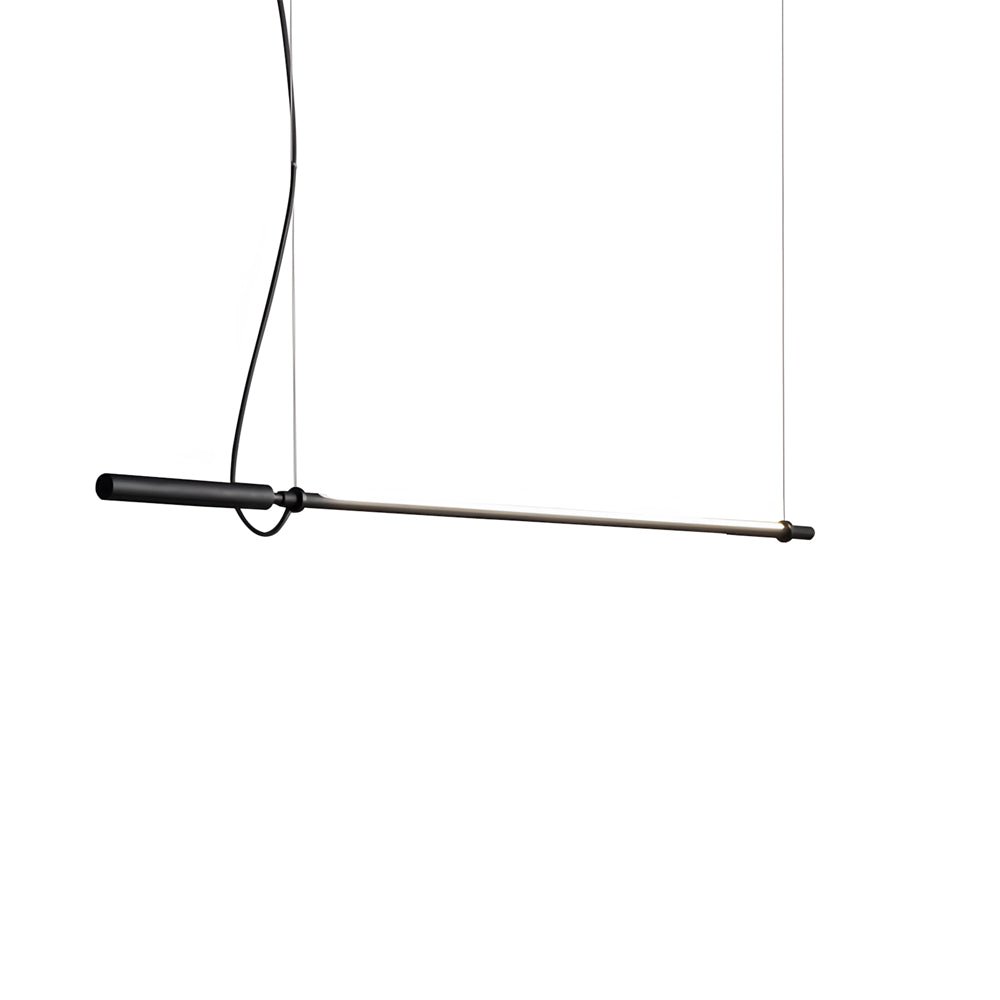 FENWICK 47.2-IN MODERN BLACK ACRYLIC LINEAR LIGHTING PENDANT