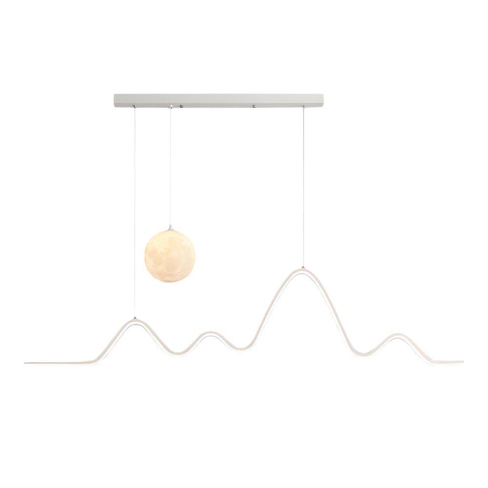 WINTHORPE WAVING MOONLIGHT KITCHEN ISLAND PENDANT