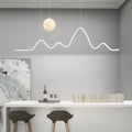 WINTHORPE WAVING MOONLIGHT KITCHEN ISLAND PENDANT