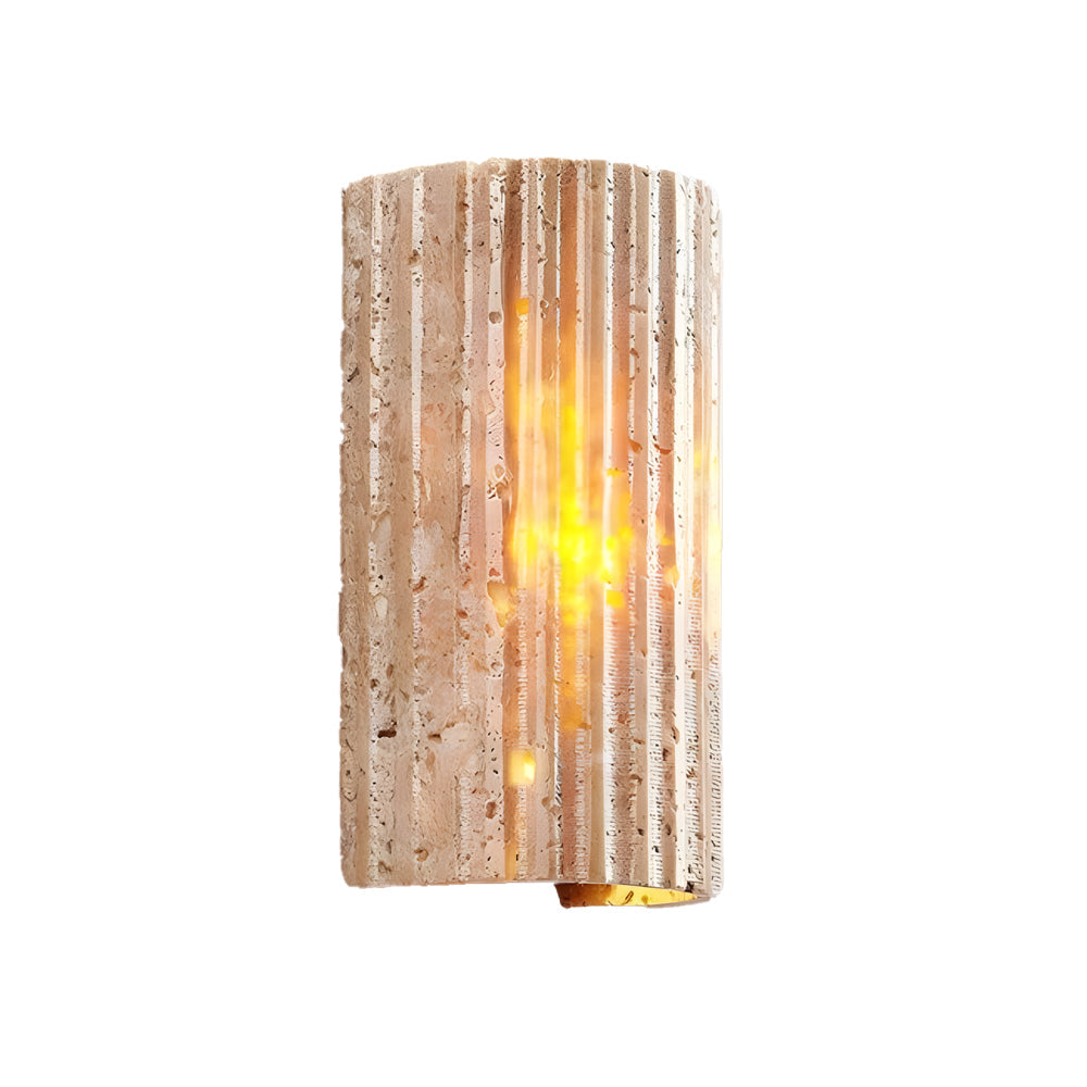 WINCHESTER RECTANGULAR WALL SCONCE WITH DUAL ILLUMINATION IN FAUX ALABASTER