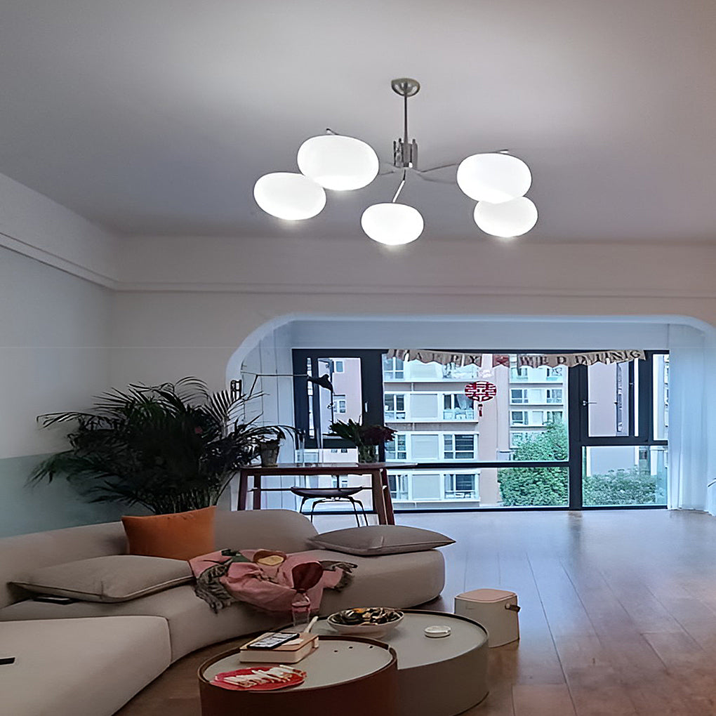 WHITBY GLASS TRIO DIMMER CHANDELIER