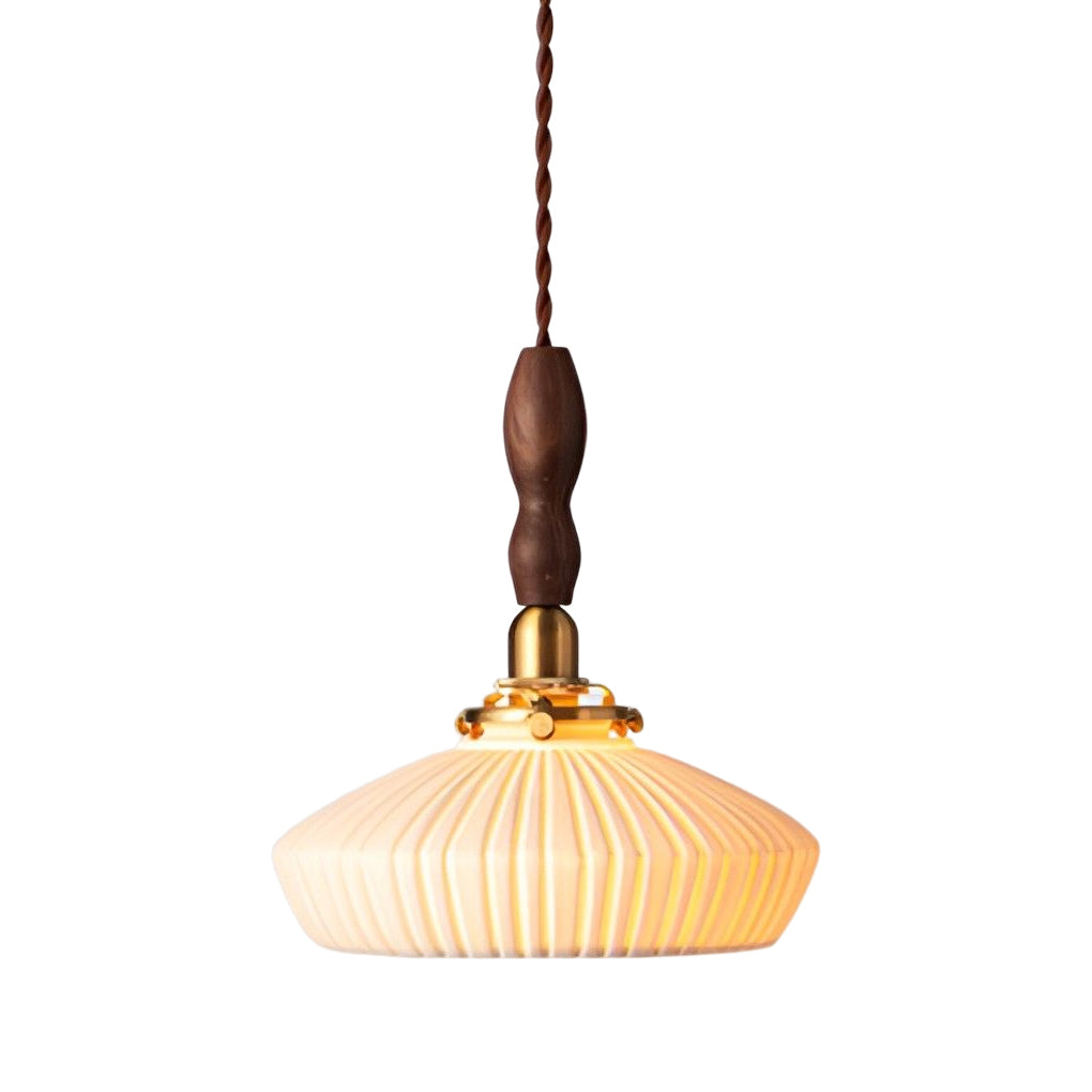 WINTHROP COPPER-ACCENTED CERAMIC PENDANT LIGHTING