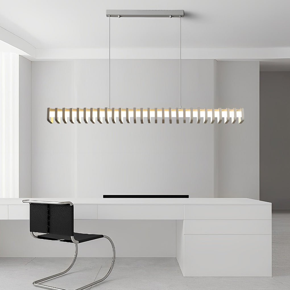 FENWICK MODERN DIMMABLE SQUARE CHANDELIER
