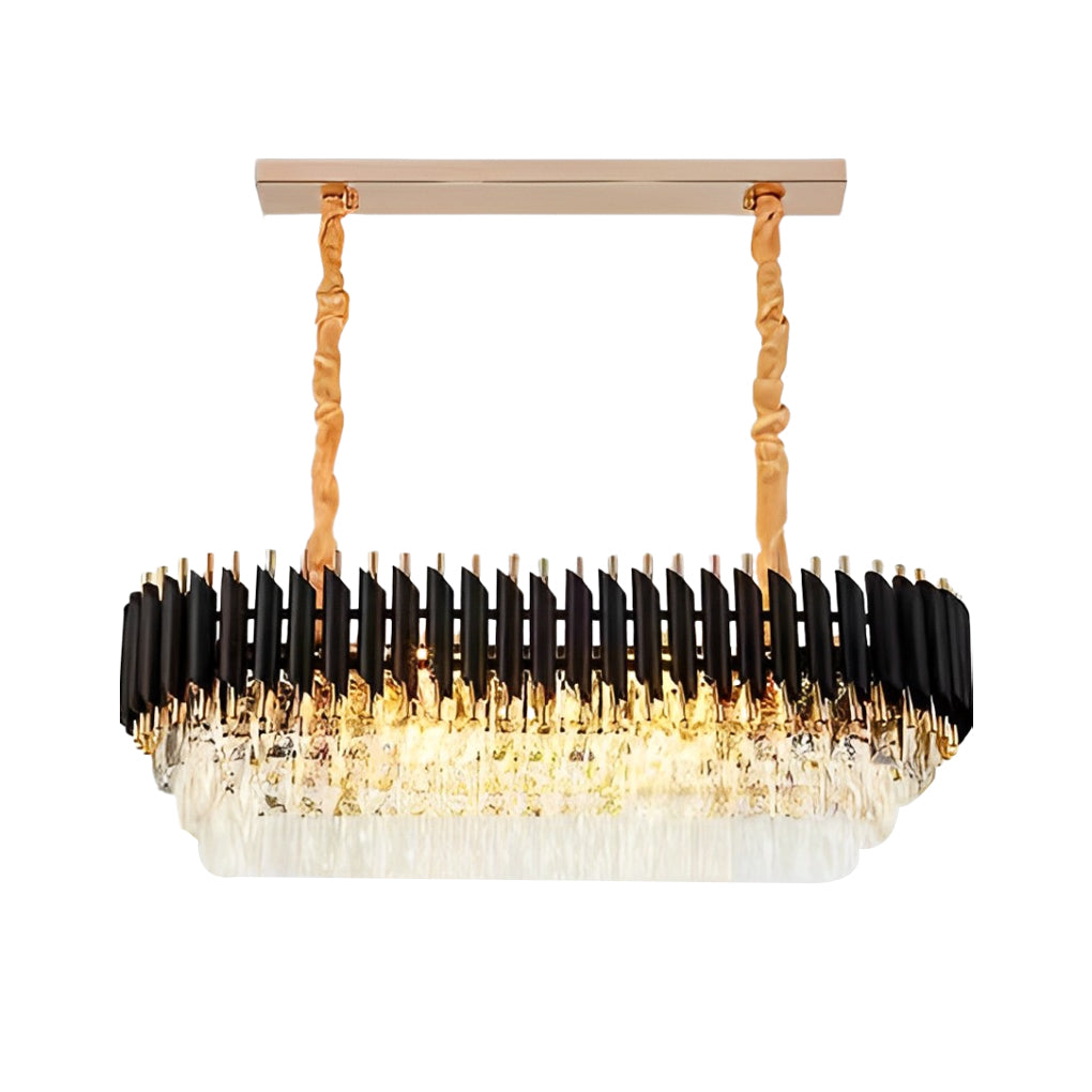 WINTHROP CRYSTAL RADIANCE THREE-TIERED CHANDELIER