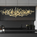 WINTHORPE GEOMETRIC GLASS LED CHANDELIER