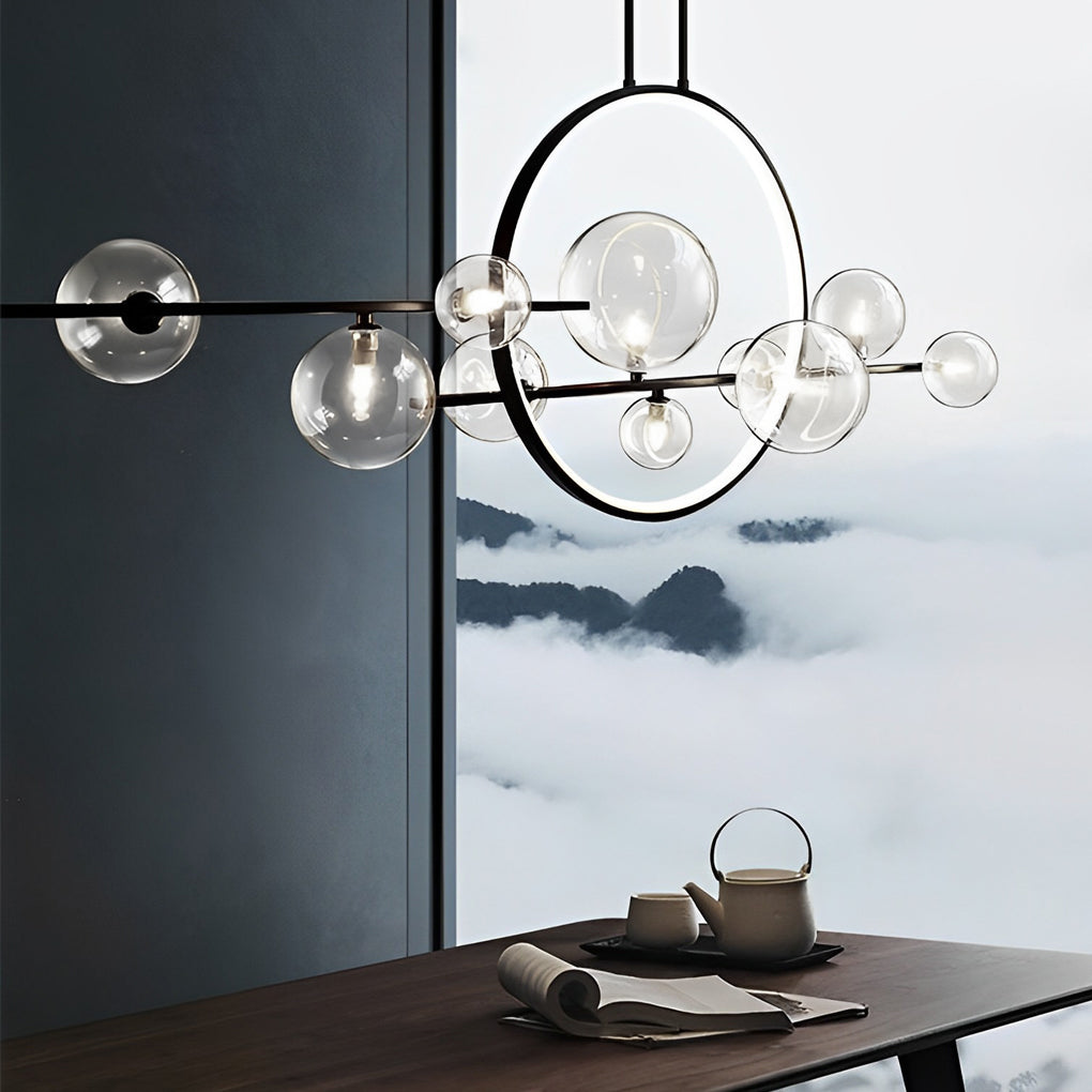 ASTORIA LUNAR ORB LED CHANDELIER