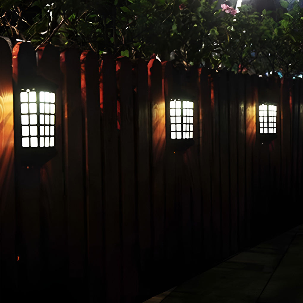 WHITBY SOLAR-PANELLED ILLUMINATED WALL SCONCE