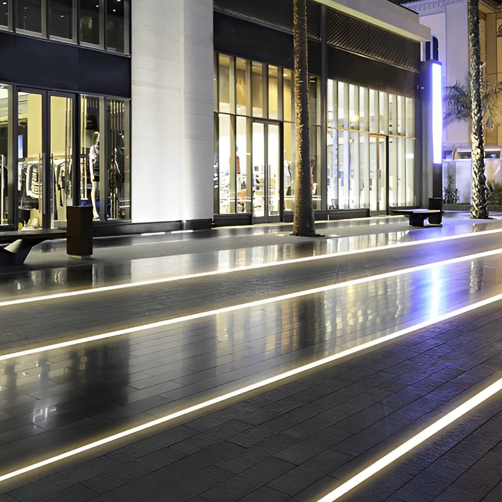 WINDSOR AQUA RECTANGULAR UNDERGROUND LIGHTING FIXTURE