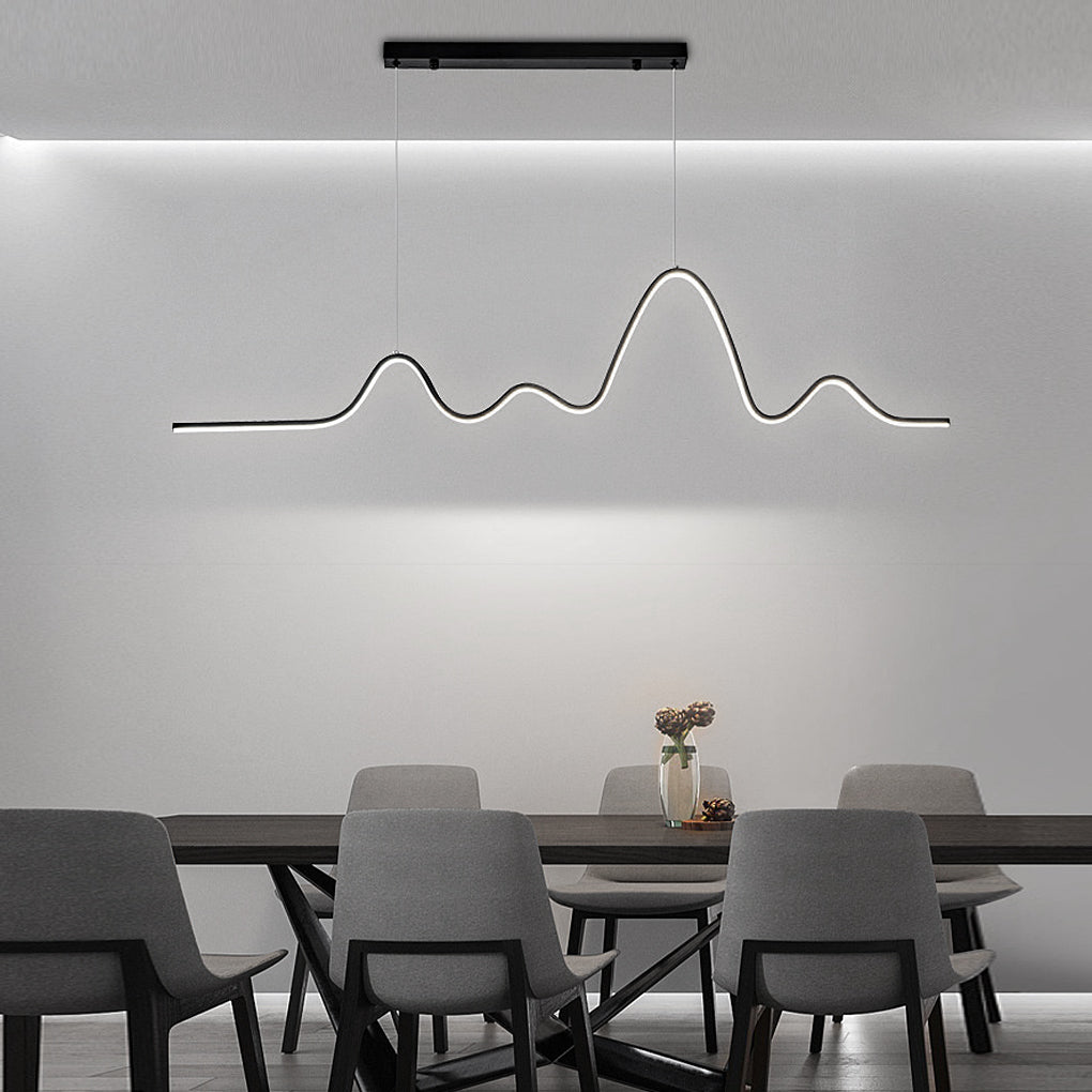 FENWICK WAVING STRIP LED CHANDELIER WITH DIMMING FUNCTION