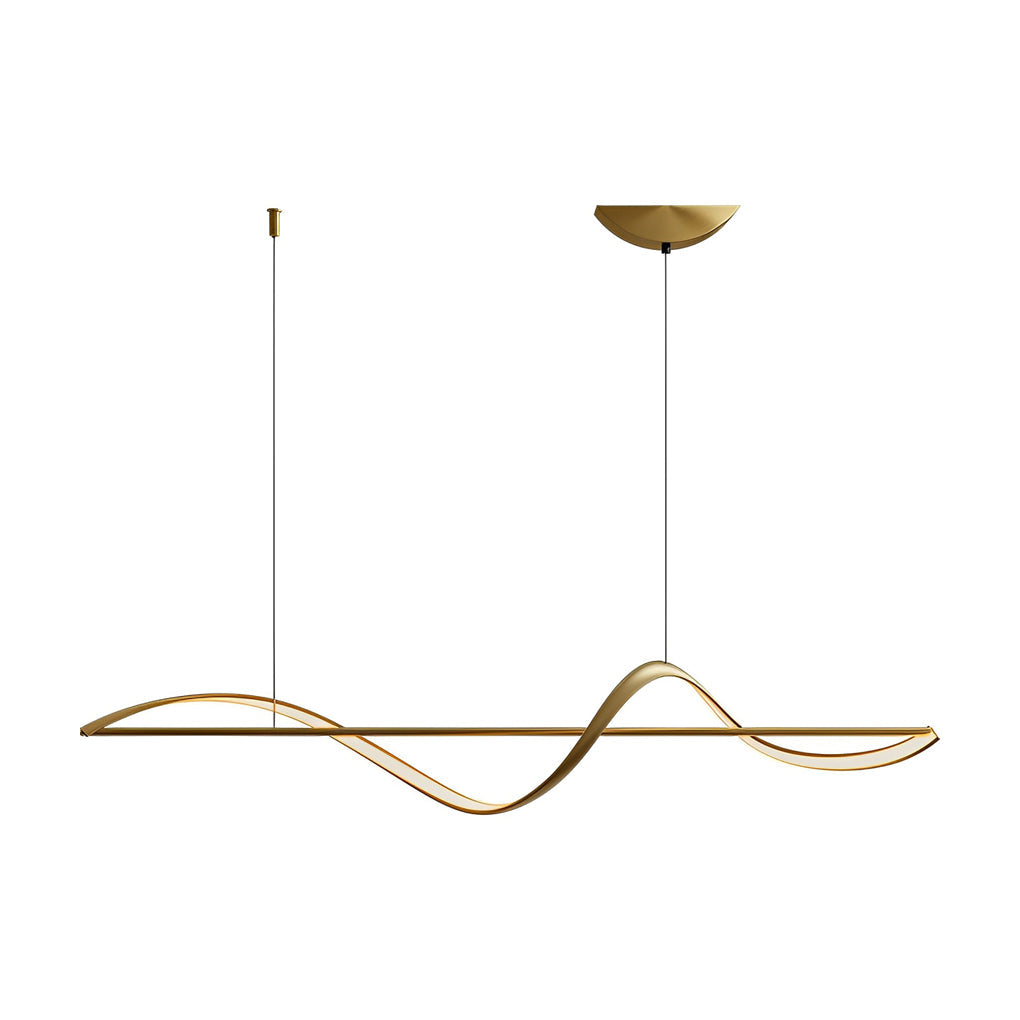 WINTHORPE WAVING STRIP LED CHANDELIER