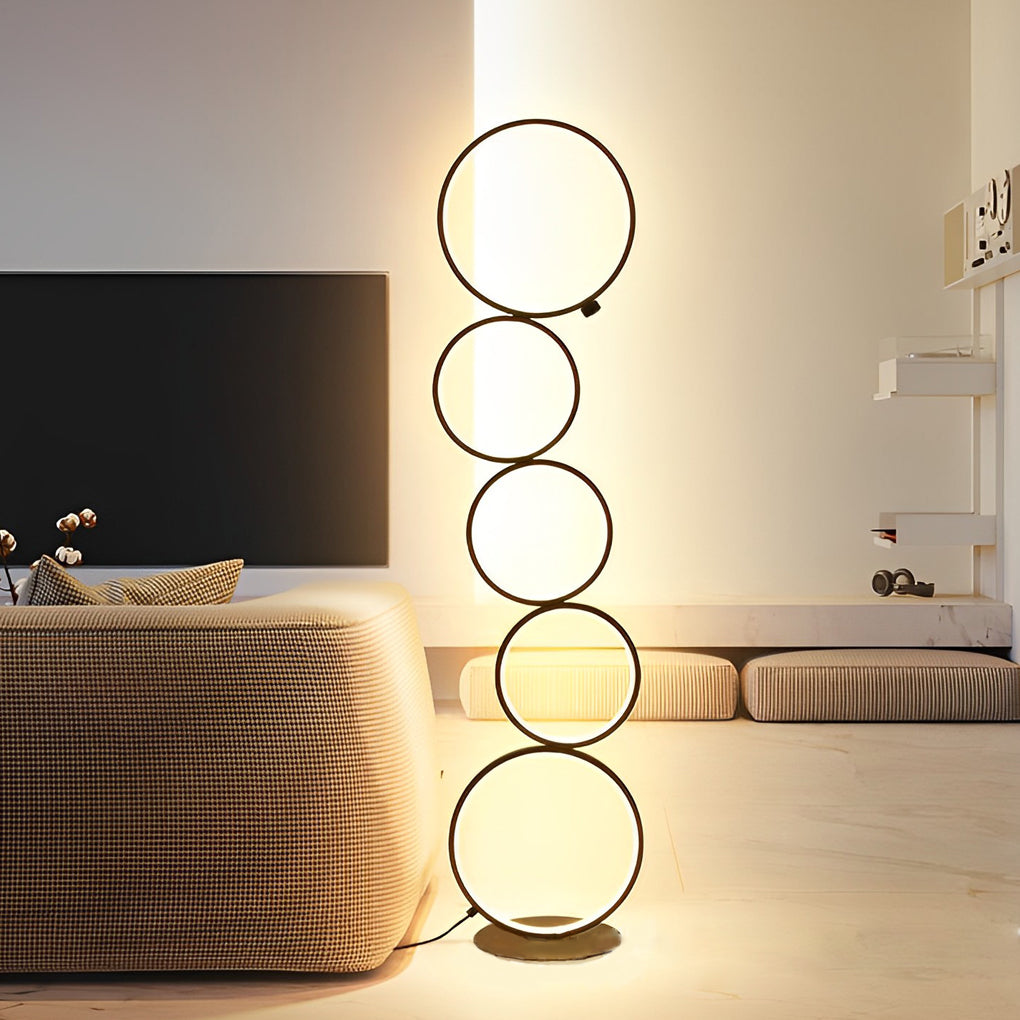 CHISWICK RADIANCE STACKED ORB FLOOR LANTERN